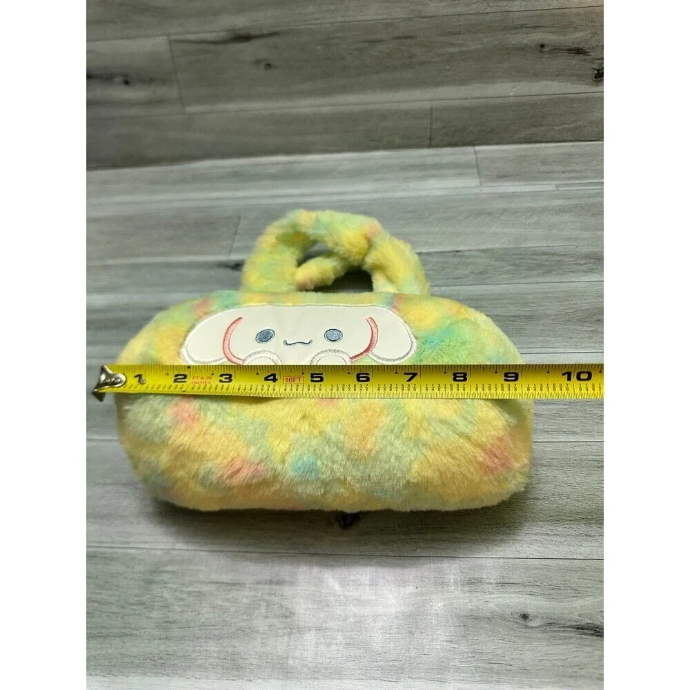 Sanrio Cinnamoroll Plush Handbag in Yellow Green Tie-Dye